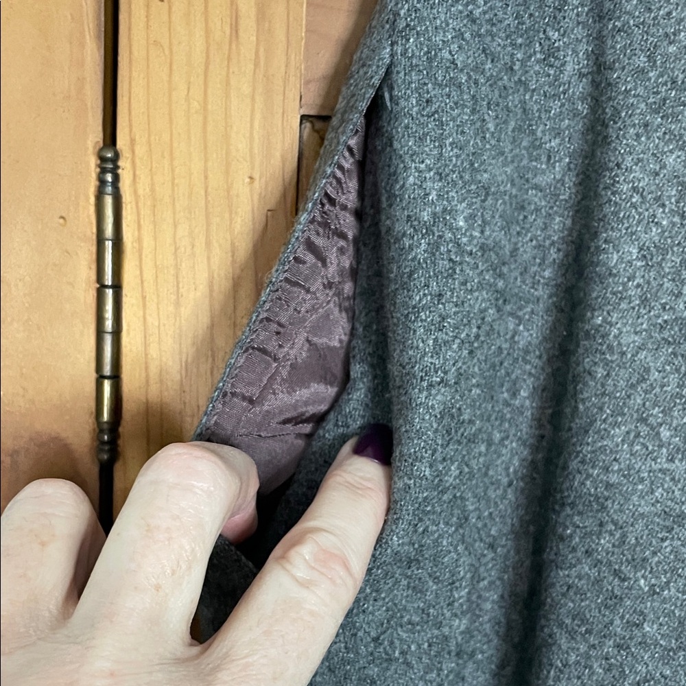 Chic Charcoal A-Line Skirt - Picture 5 of 7